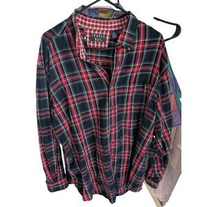 Trader Bay Flannel Men's Button Down Long Sleeve XL
